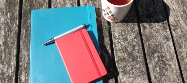 Notebooks and tea