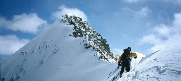 Halfway up the mountain